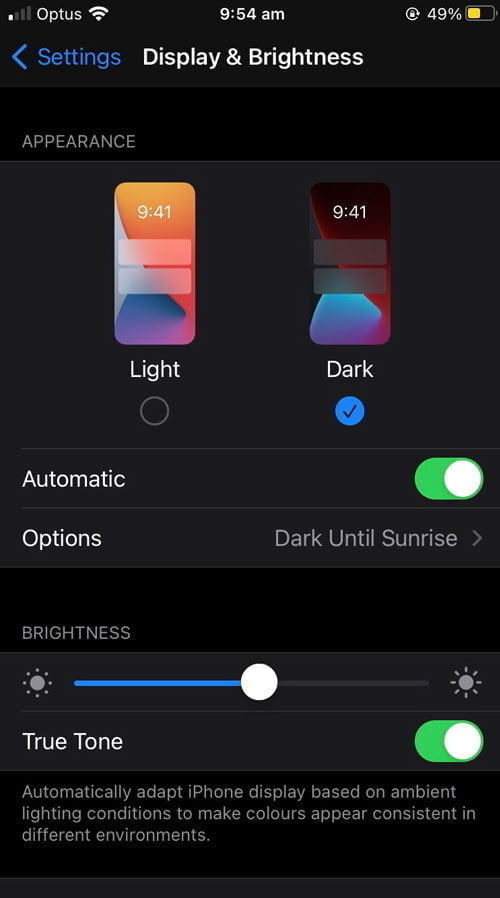 Dark Mode