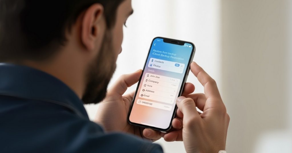 iCloud backup Restoration - iPhone contacts backup and recovery - Your 2025 iPhone Contacts Backup and Recovery Guide