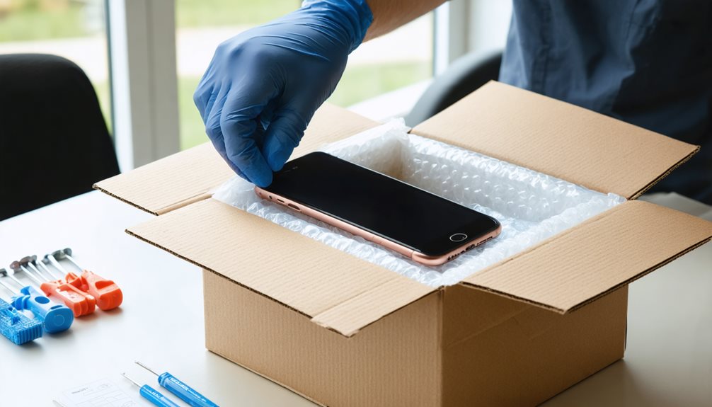 securely pack and track