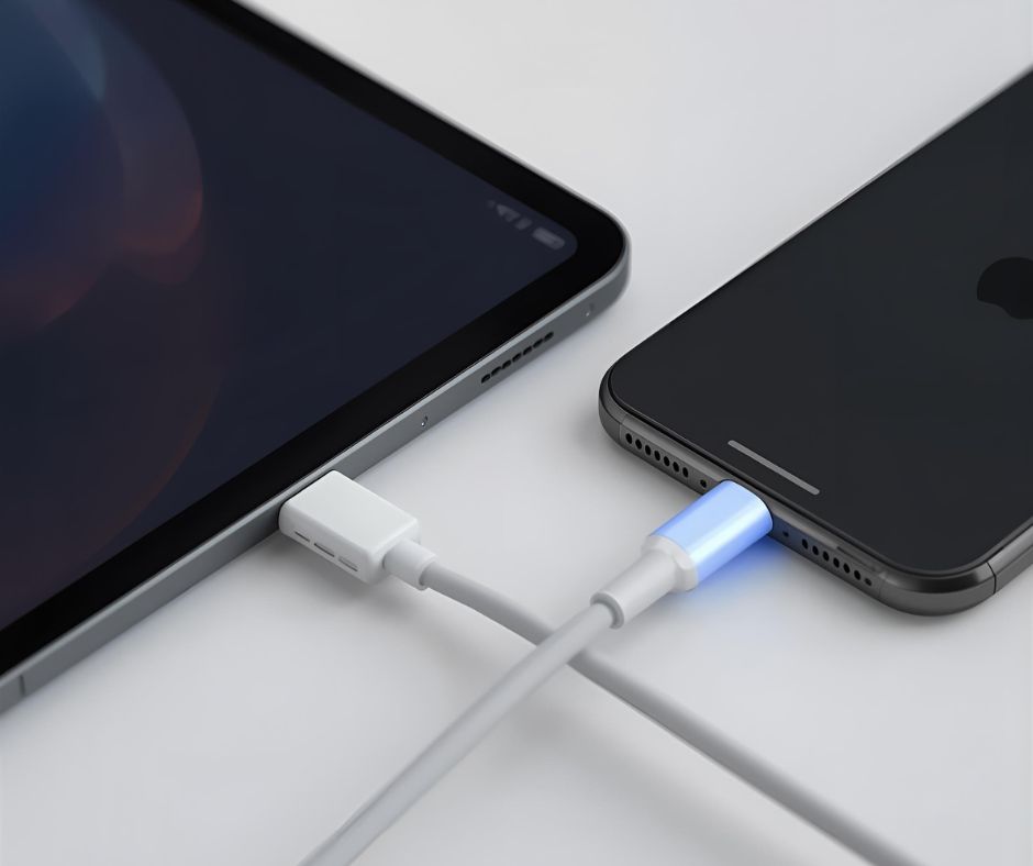 iPhone and iPad charging port support